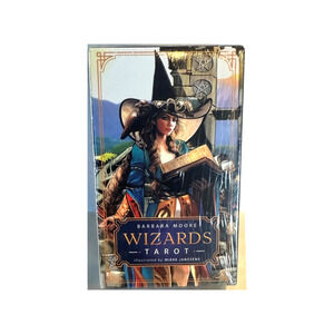 Wizards Barbara Moore Mini Tarot Card Deck & and QR Guidebook New-Sealed Package